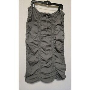 XCVI Skirt Womens Large Ruched Parachute Maxi  Y2K